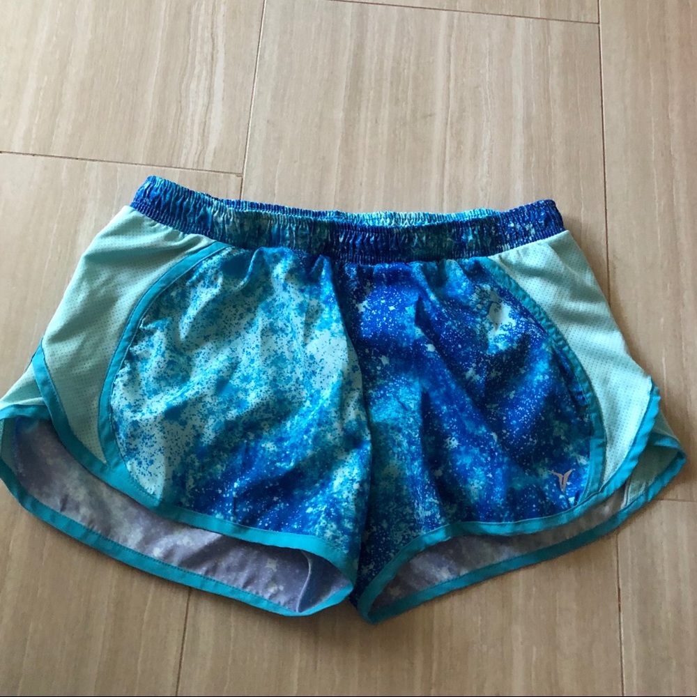 Old Navy built in underwear running shorts Blue